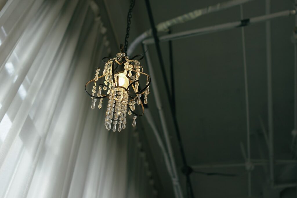 Photo Luxurious chandelier