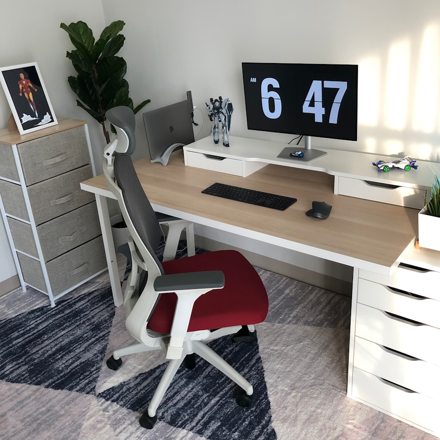 Photo Standing and sitting desks