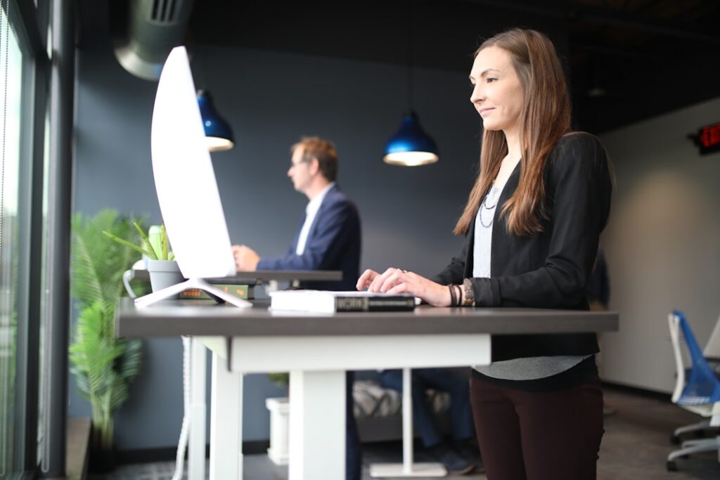 Photo standing desk