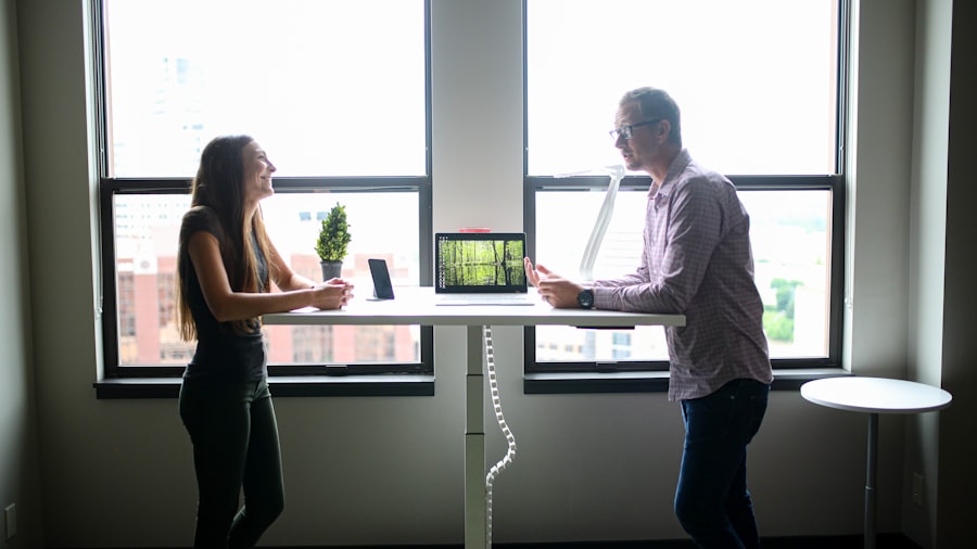 Photo standing desk