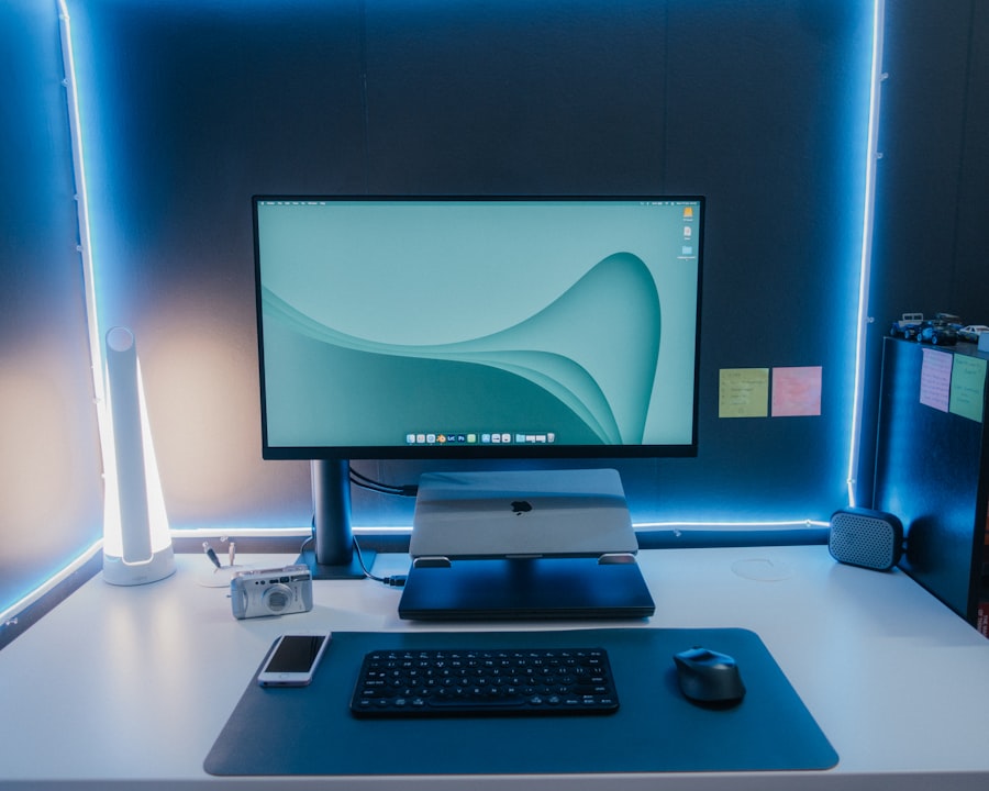 L-shaped desk
