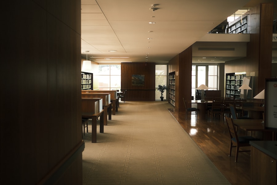 modern office lounge area