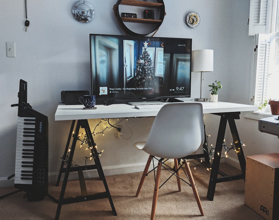 Photo adjustable height desks