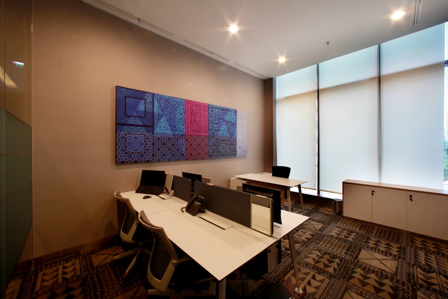 Photo modern conference room Dubai