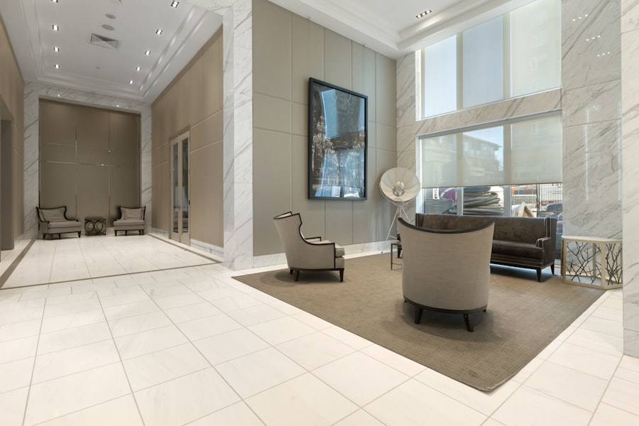 Photo modern reception desks Dubai