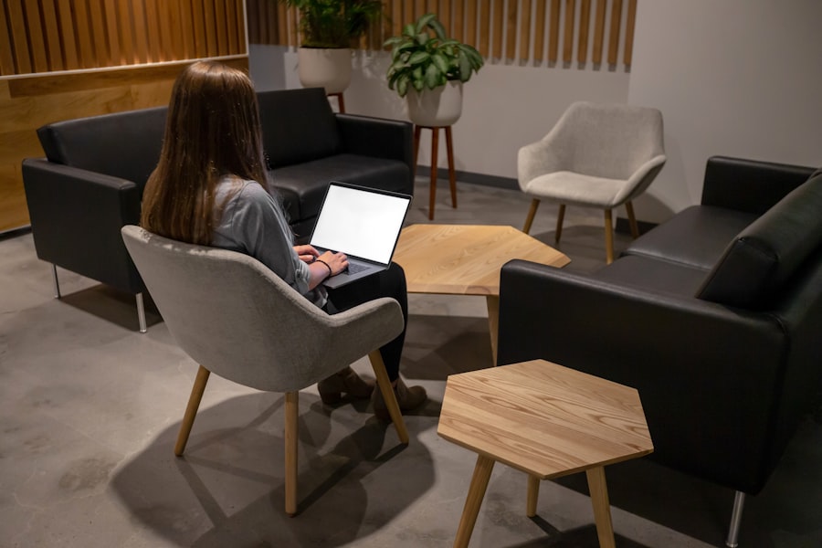 Photo modern office furniture