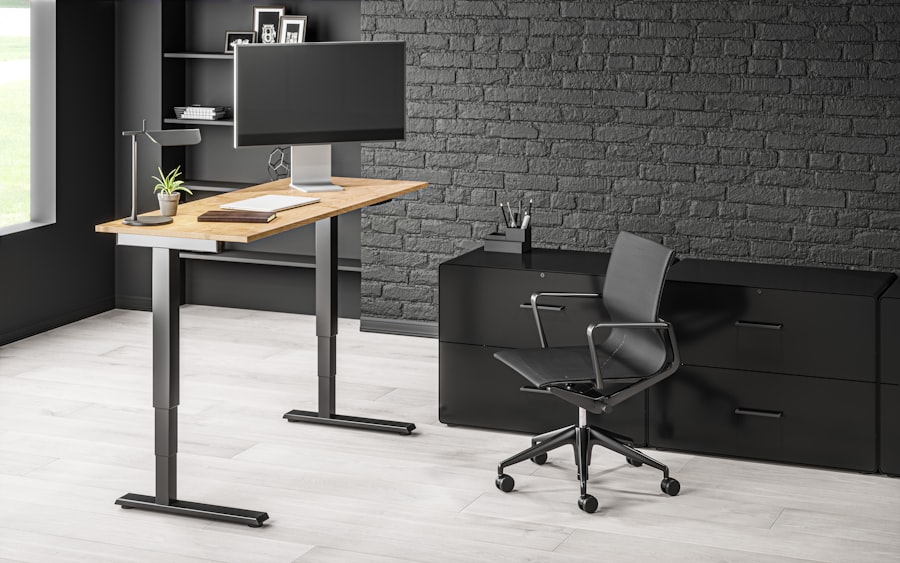 Photo height adjustable desks Dubai